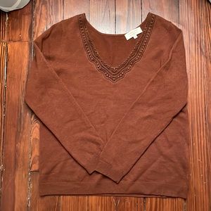 Sezane Janelle Sweater Size M Moka